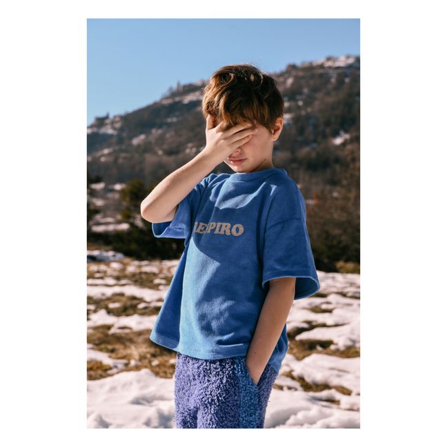 T-Shirt Eponge Coton Bio Jordan | Blau