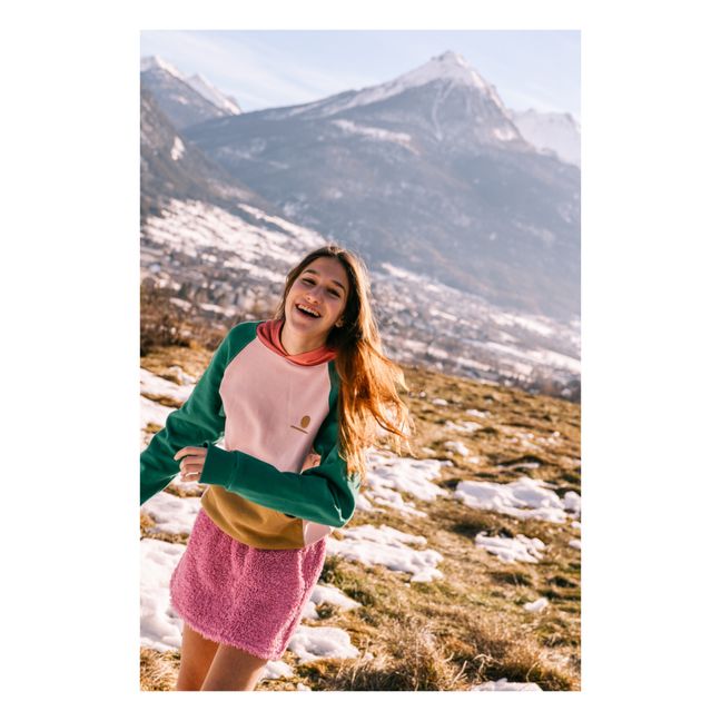 Sweat Capuche Coton Bio Ali | Rose