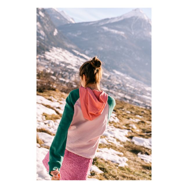 Sweat Capuche Coton Bio Ali | Rose