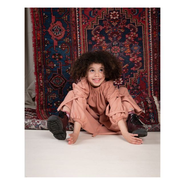 Amari organic cotton dress | Pale pink