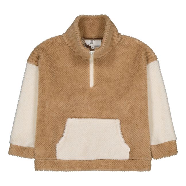 Bear Fur Jacket in Recycled Material | Camel