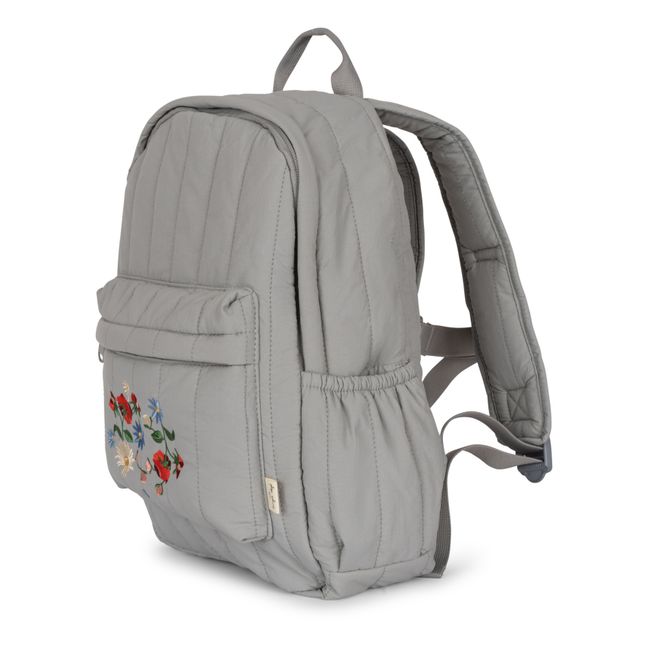 Juno Quilted Flower Backpack | Gris