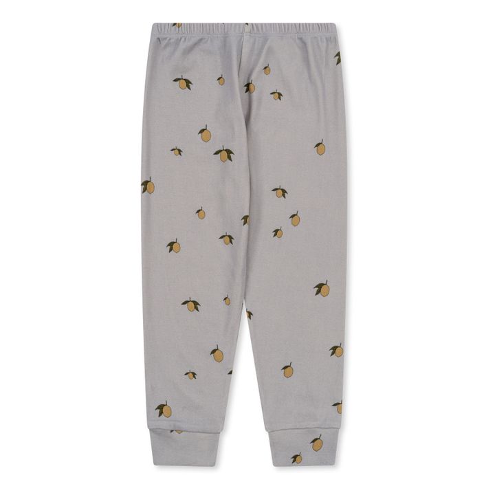 Pijama Sleepy Algodón Ecológico Limones | Gris- Imagen del producto n°8