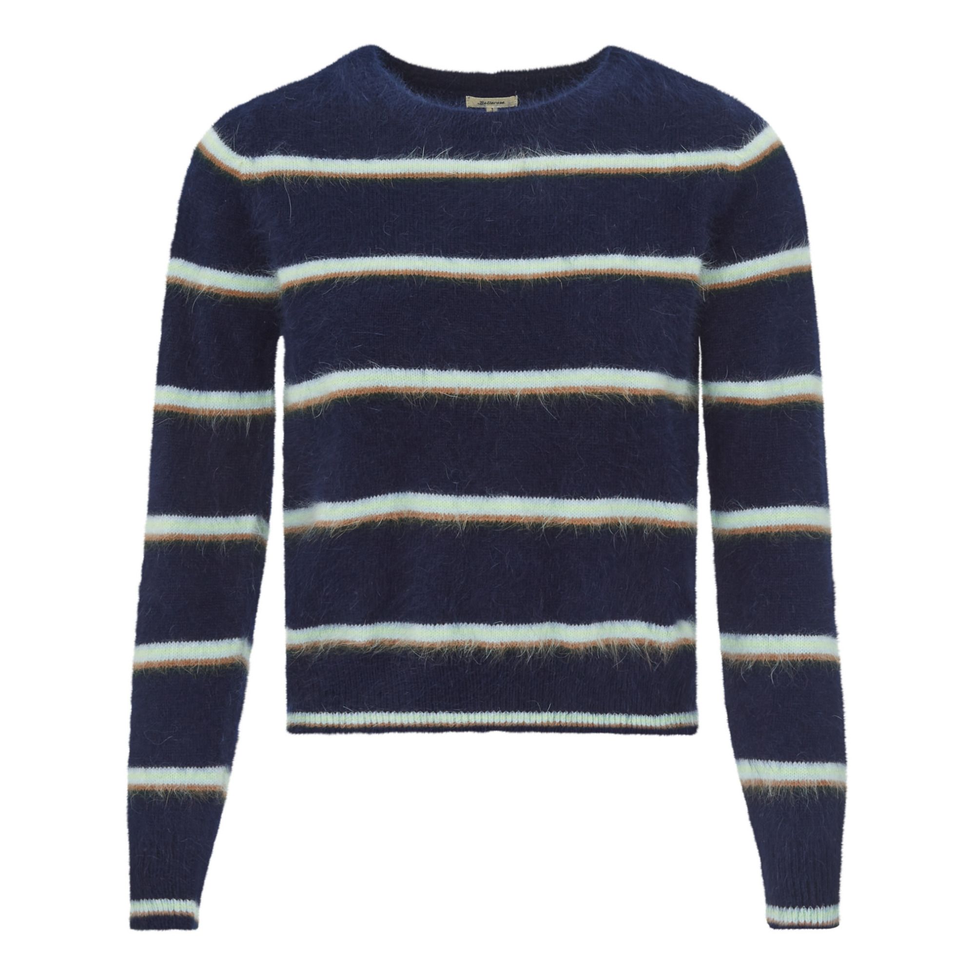 Bellerose Pullover Dattor Streifen Angora - Damenkollektion | Navy