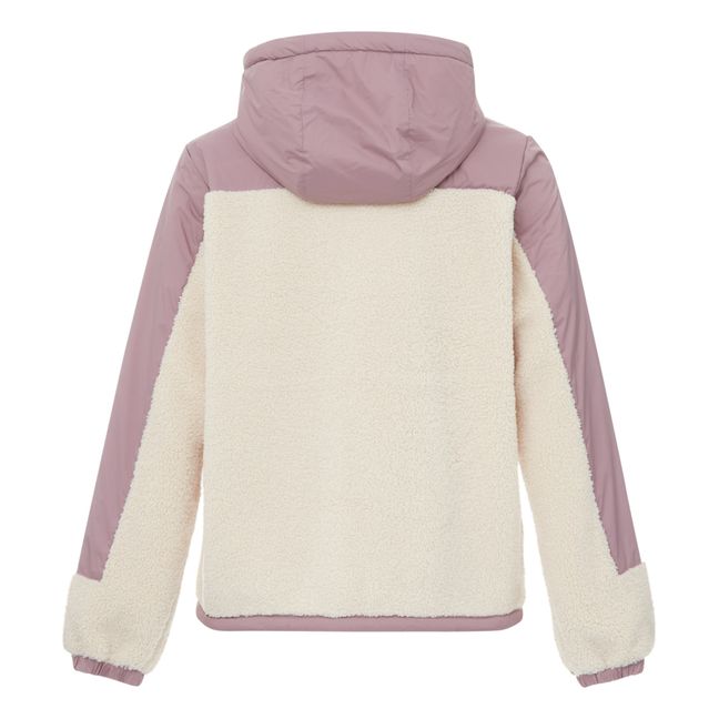 Sweat Zippé à Capuche Imperméable Le Vrai 3.0 Neige Orsetto | Violet
