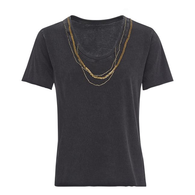 T-Shirt Tizia Bing Coton Bio | Carbone