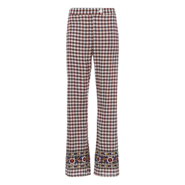 Pantalon Flower Bernadette | Brun