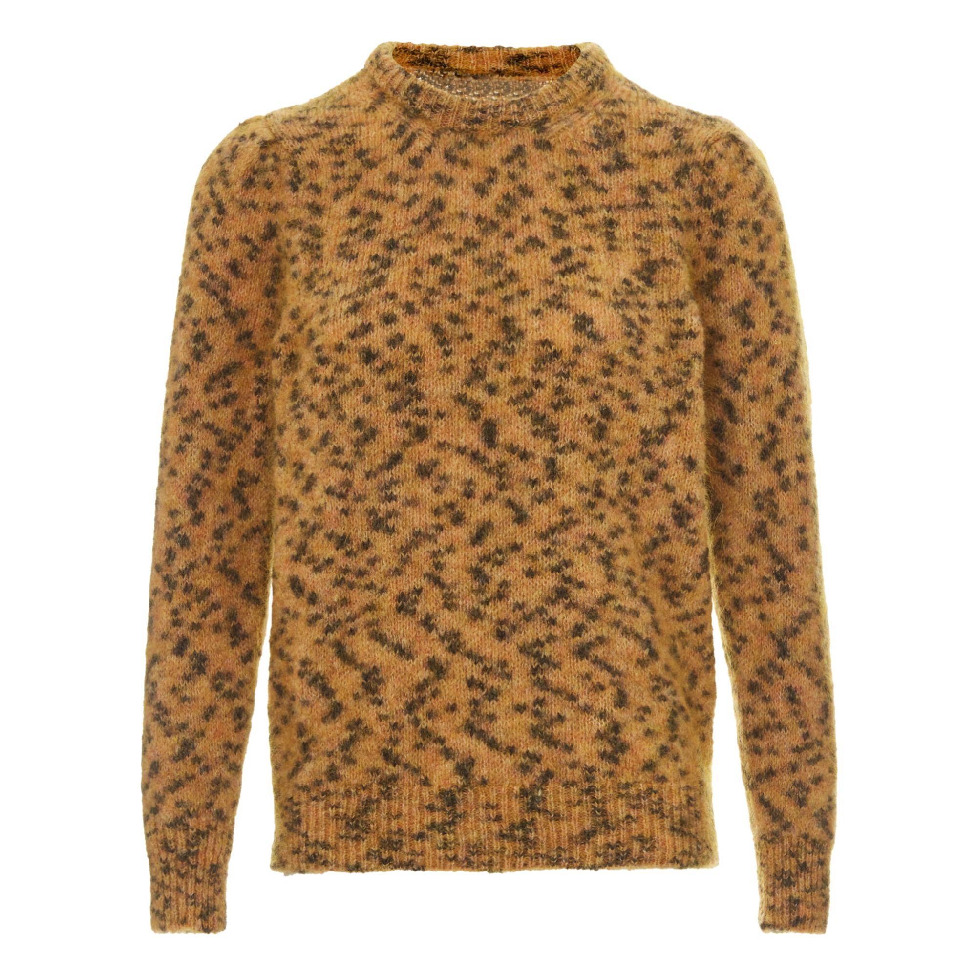 Beige leopard store sweater