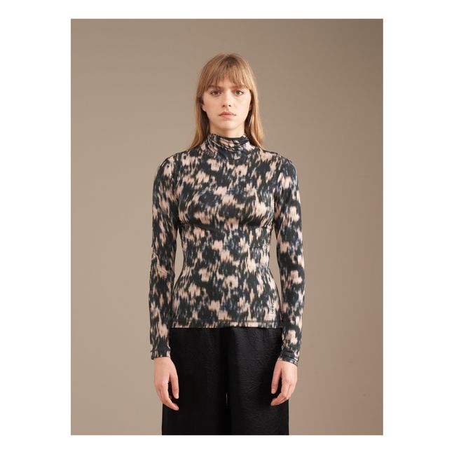 Maglietta girocollo stampata Vinny - Collezione Donna | Grigio scuro