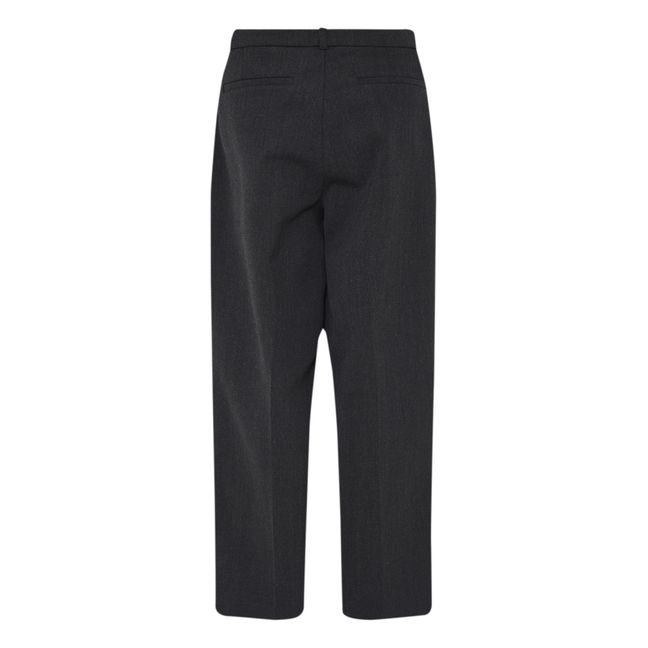 Pantalon Theis Laine Vierge | Charcoal grey