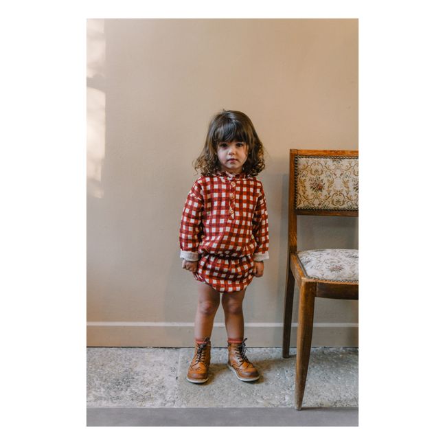Blouse Gaze de Coton Bio Vichy Olympe | Bordeaux