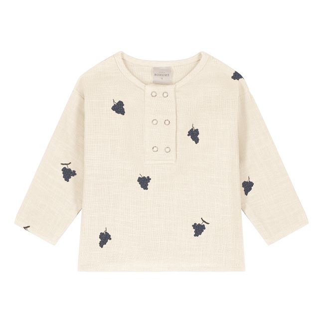 Kurta Gaze de Coton Bio Raisins Roméo | Crudo