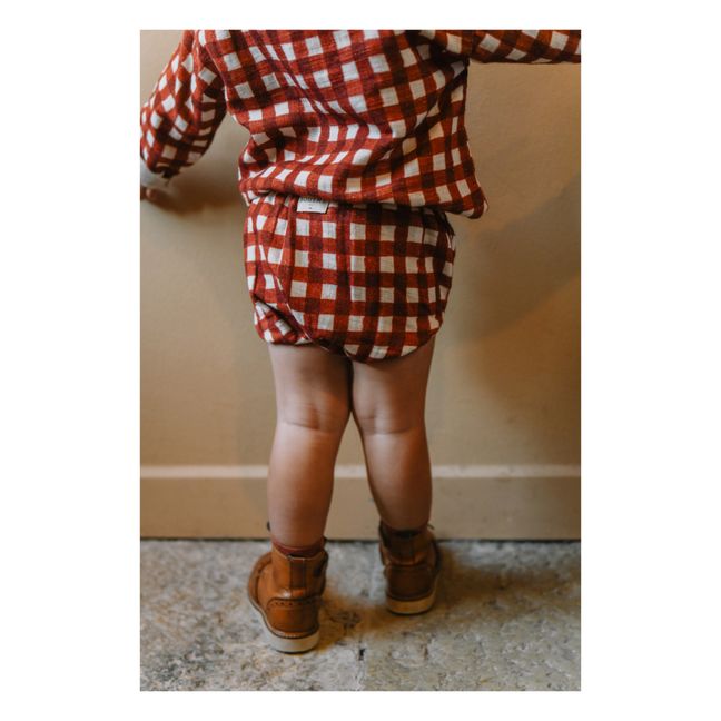 Bloomer Gaze de Coton Bio Vichy Ami | Bordeaux