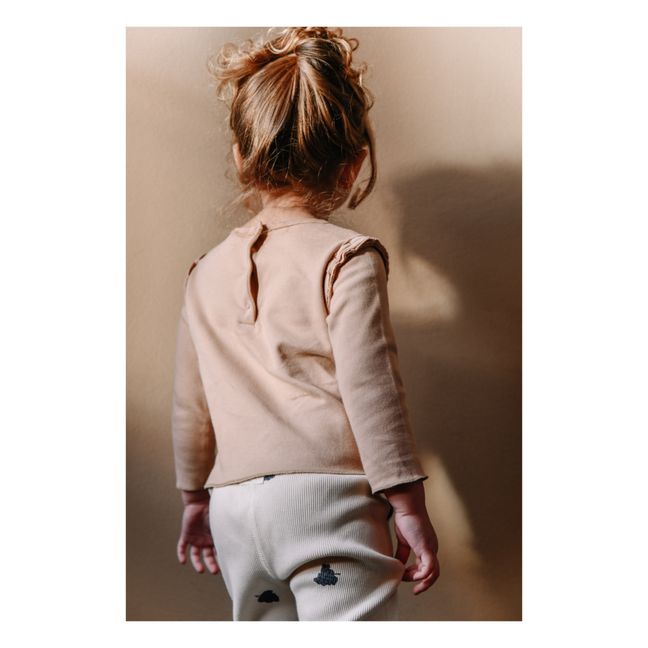 T-Shirt Coton Pima Bio Lala | Rose poudré