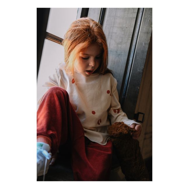 T-Shirt Coton Pima Bio Lala | Crema