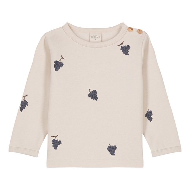 Sweat Coton Bio Raisins Noé | Ecru