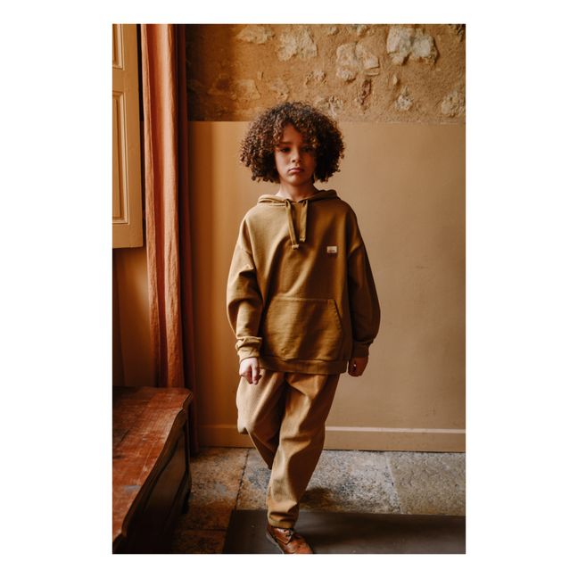 Sweat Capuche Coton Bio Robin | Olive