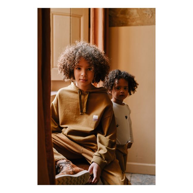 Sweat Capuche Coton Bio Robin | Olive