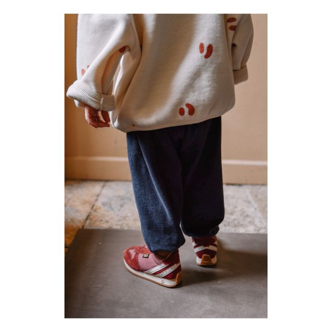 Sweat Polaire Coton Bio et Matière Recylée Ours | Ecru