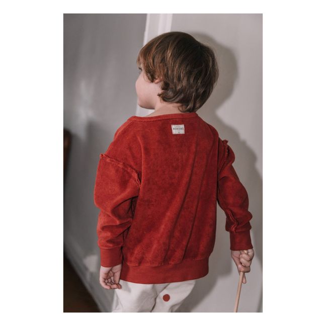 Pull Eponge Coton Bio Big Jo | Bordeaux
