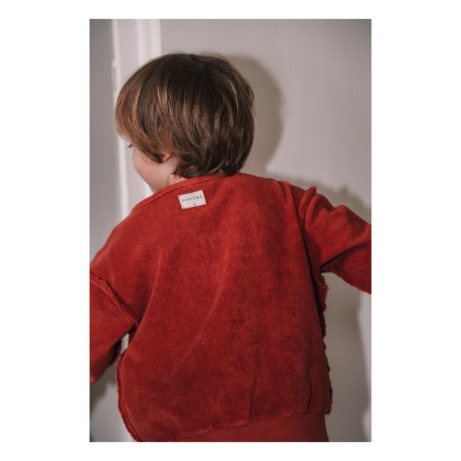 Pull Eponge Coton Bio Big Jo | Bordeaux