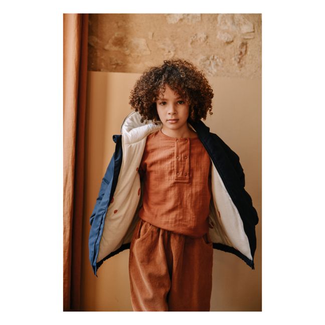 Parka Coton et Matière Recyclée Frio Rain | Bleu nuit