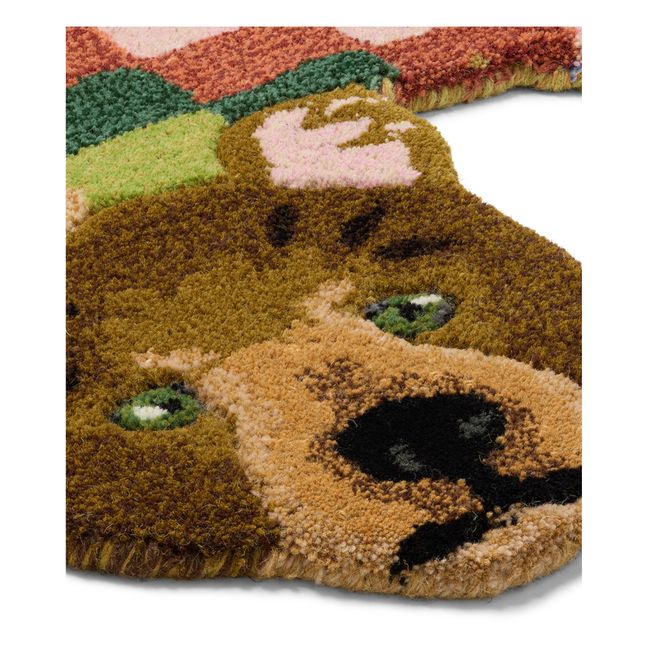Tappeto orso Archie di lana