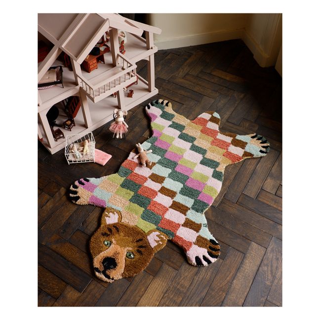 Tapis ours Archie en laine