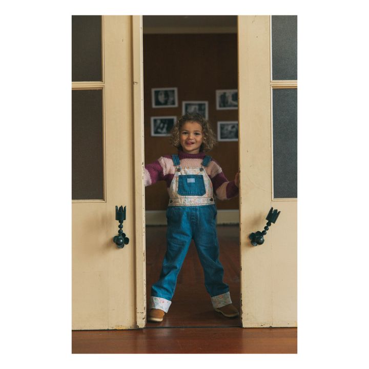 Favorite People - Matilda Long Denim Dungarees - Denim | Smallable