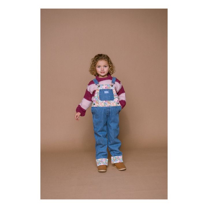 Favorite People - Matilda Long Denim Dungarees - Denim | Smallable