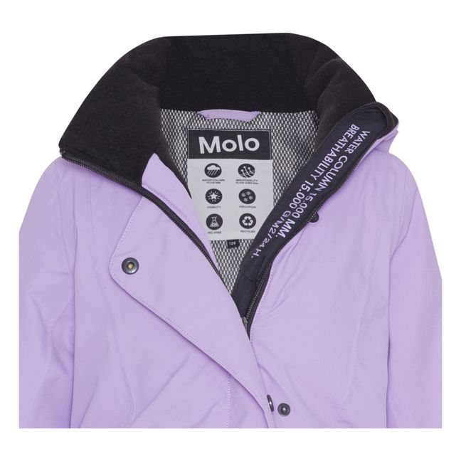 Parka Matière Recyclée Unie Pearson | Lilas