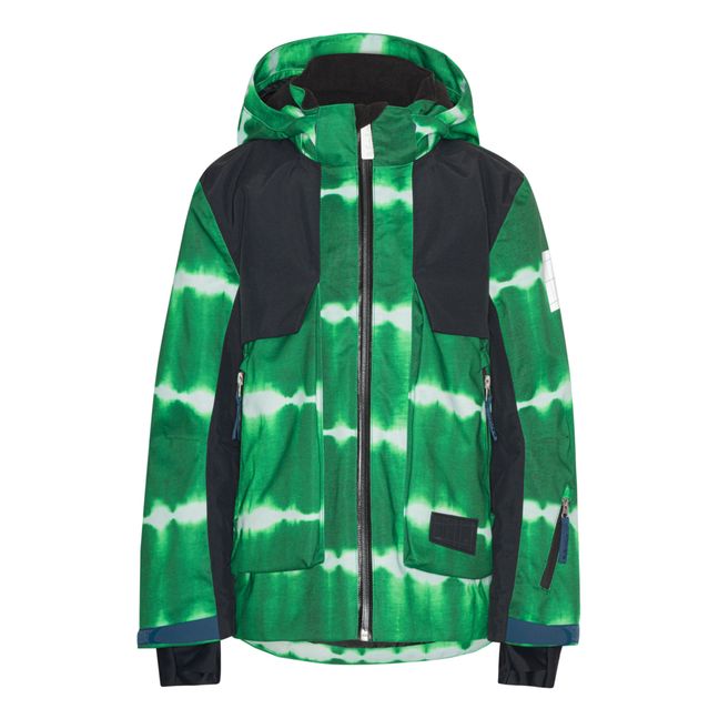 Parka Matière Recyclée Tie Dye Alpine | Vert