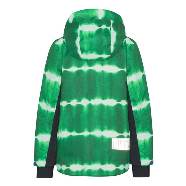 Parka Matière Recyclée Tie Dye Alpine | Vert