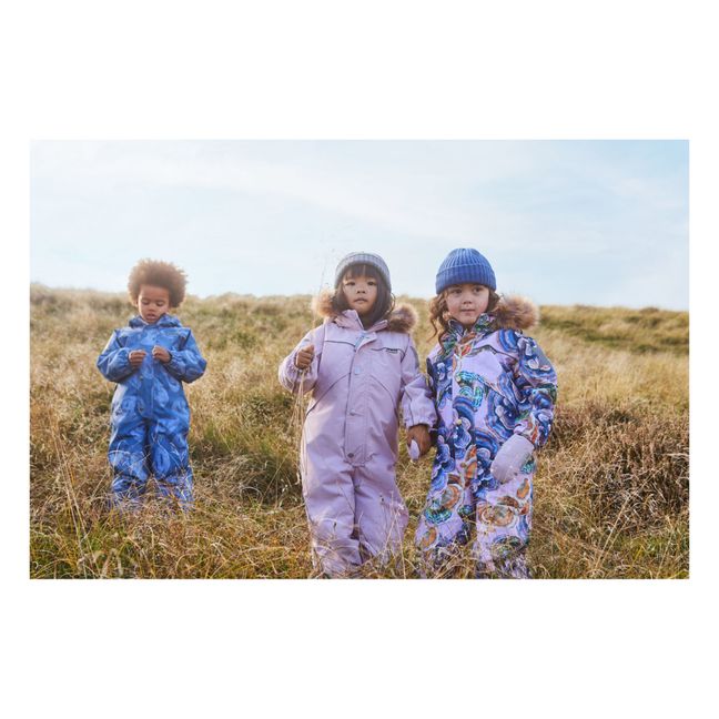 Combinaison de Ski Matière Recyclée Polaris Fur | Rose pâle