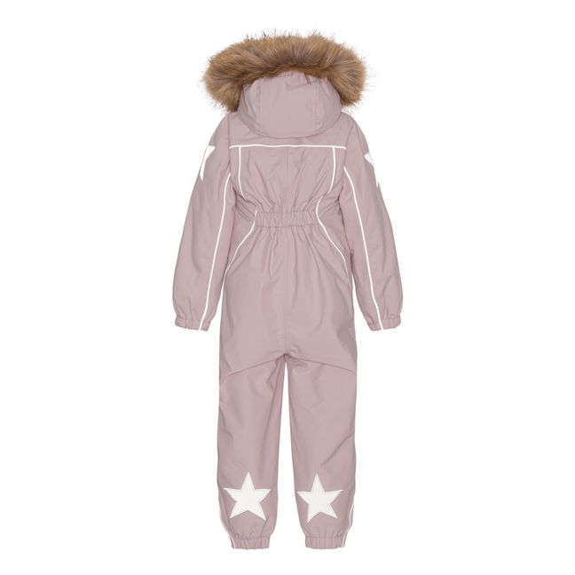 Combinaison de Ski Matière Recyclée Polaris Fur | Rose pâle