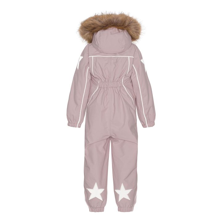 Molo - Polaris Fur Recycled Material Ski Suit - Pale pink | Smallable