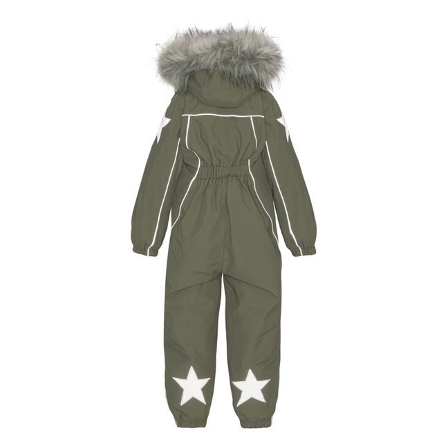 Combinaison de Ski Matière Recyclée Polaris Fur | Vert kaki