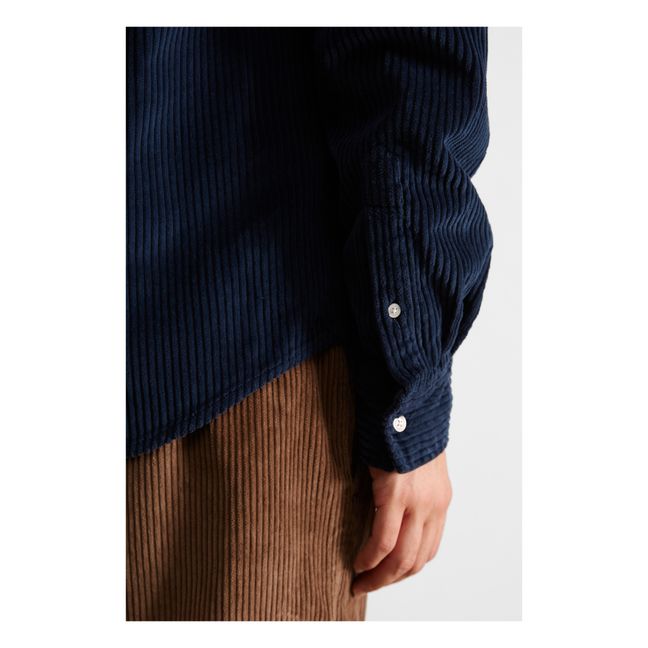 Chemise Cord  | Bleu marine