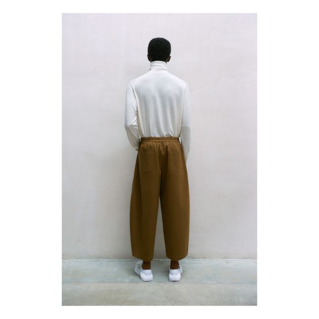 Pantaloni cropped | Marrone