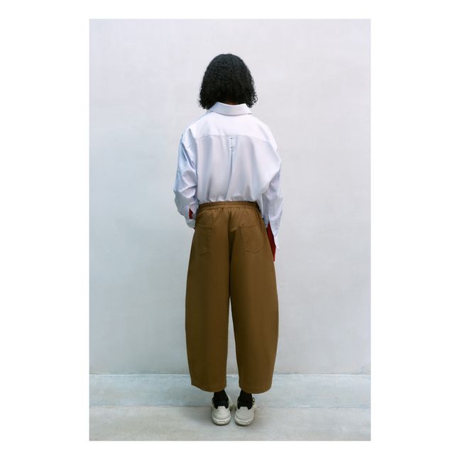 Pantaloni cropped | Marrone