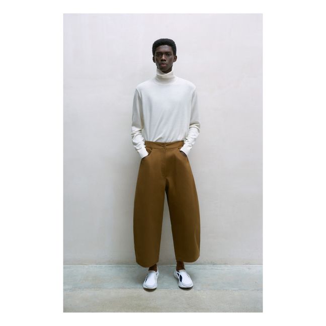 Pantaloni cropped | Marrone