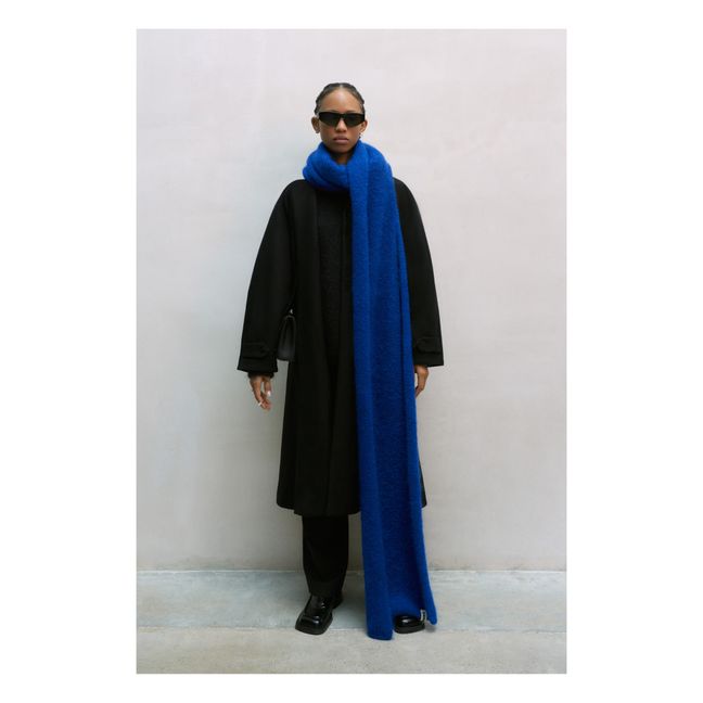 Echarpe Majorelle Mohair | Bleu roi