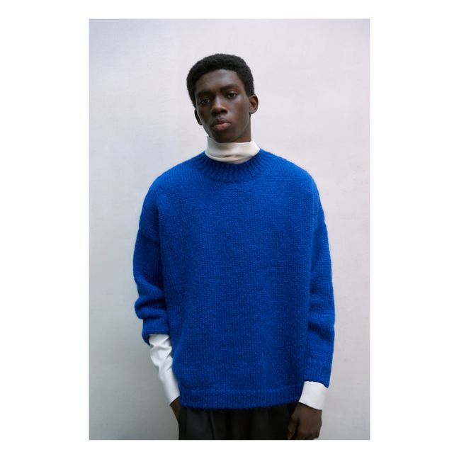 Pull Majorelle Mohair | Bleu roi