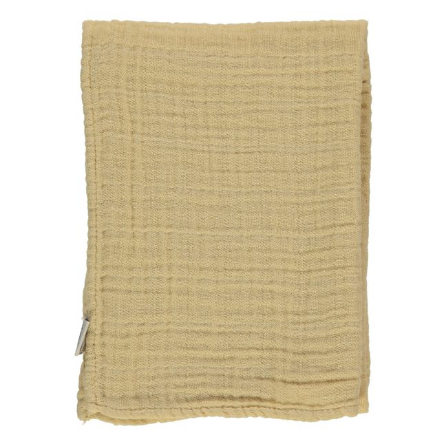 Poppy Small Double Cotton Muslin Swaddling Cloth | Beige