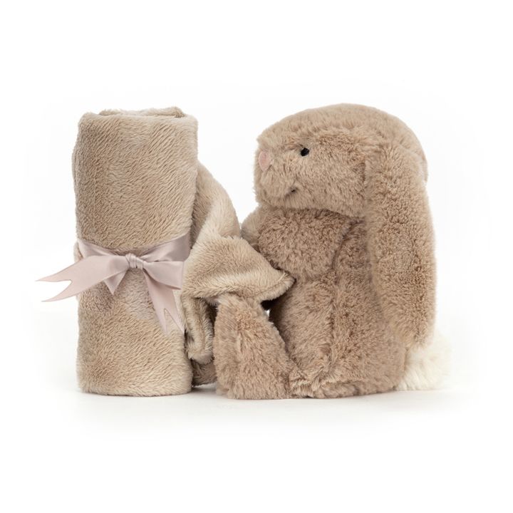 Peluche manta conejo Bashful | Beige- Imagen del producto n°1