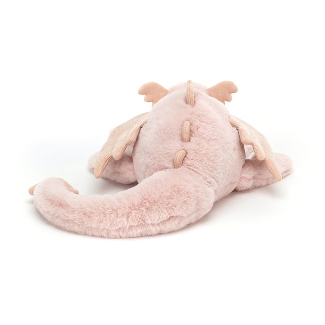 Peluche Dragon | Rose pâle
