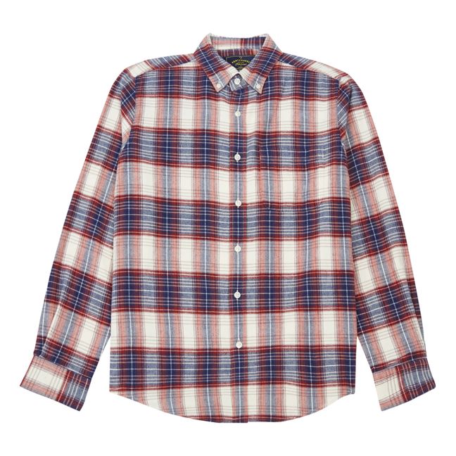 Chemise à Carreaux Liber | Ecru
