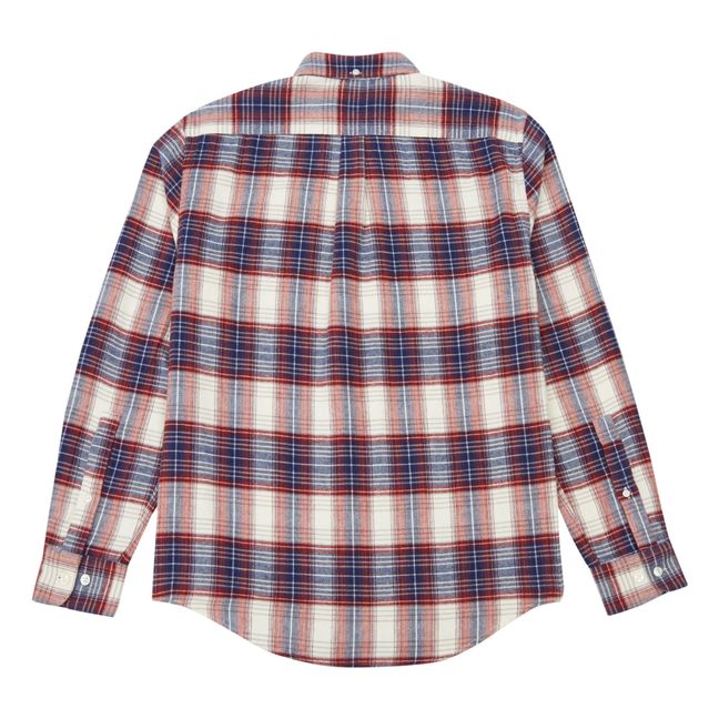 Chemise à Carreaux Liber | Ecru