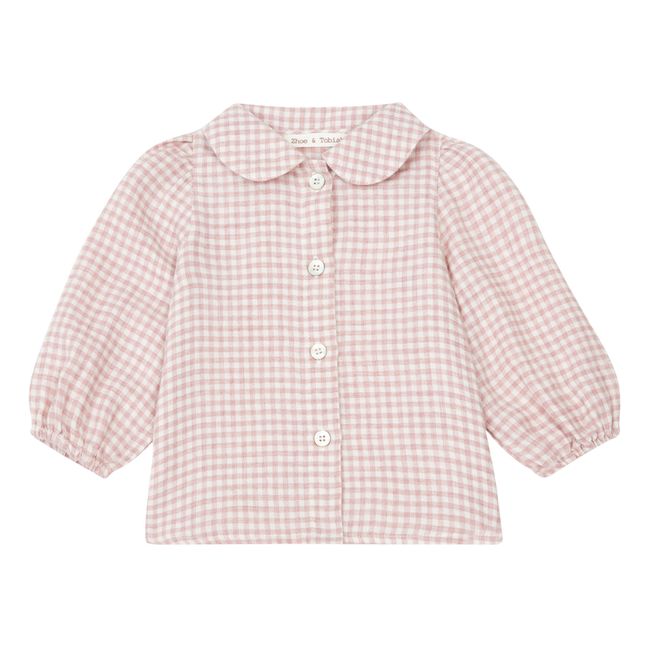 Checked Blouse | Pink