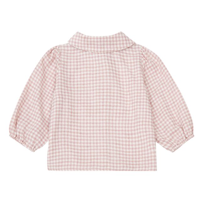 Blusa de cuadros | Rosa